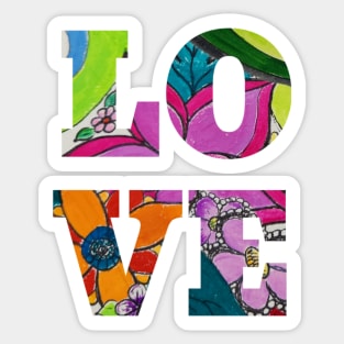 Hippie LOVE Sticker